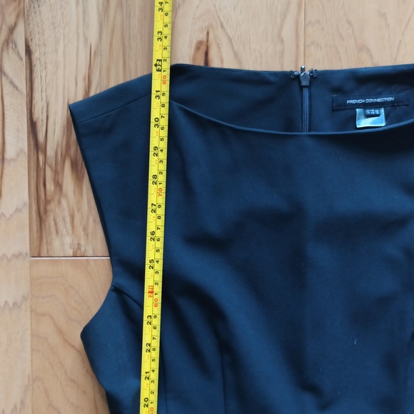 French Connection Navy Blue Mini Sleeveless Dress - Picture 8 of 9